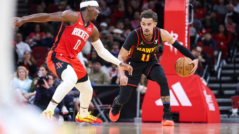 Trae Young against the Houston Rockets