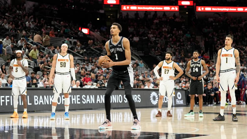 San Antonio Spurs forward Victor Wembanyama