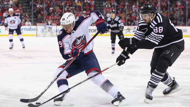 NHL: Columbus Blue Jackets at New Jersey Devils