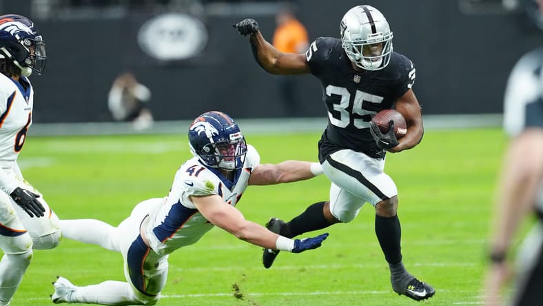 Las Vegas Raiders' Zamir White