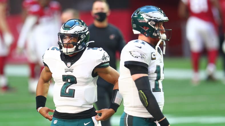 Philadelphia Eagles, Jalen Hurts, Carson Wentz
