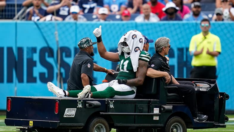 New York Jets' Jermaine Johnson