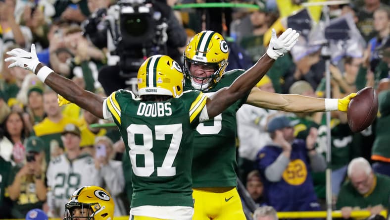 Romeo Doubs, Christian Watson, Green Bay Packers