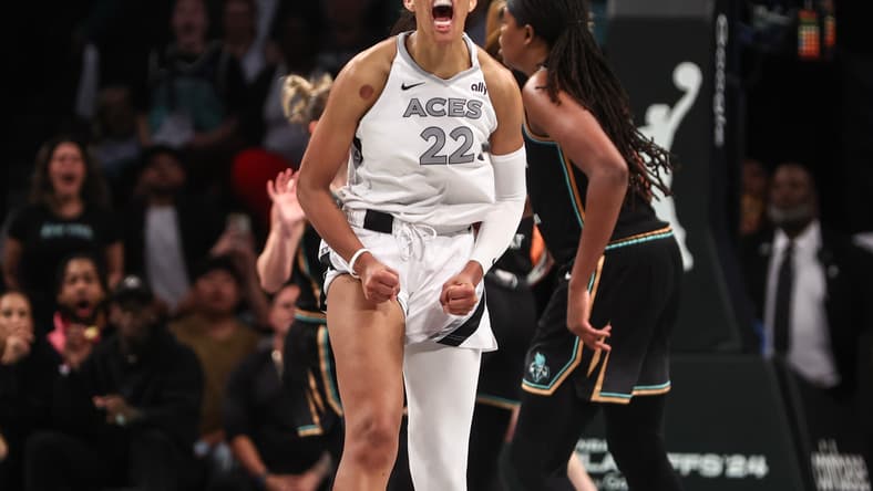 WNBA: Playoffs-Las Vegas Aces at New York Liberty