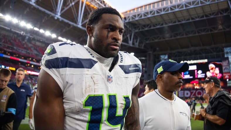 NFL: DK Metcalf during the Seattle Seahawks at Arizona Cardinals
