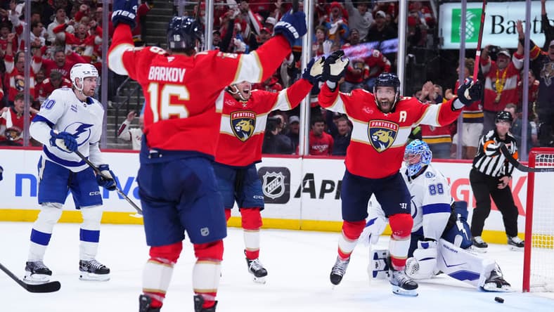 NHL: Stanley Cup Playoffs-Tampa Bay Lightning at Florida Panthers