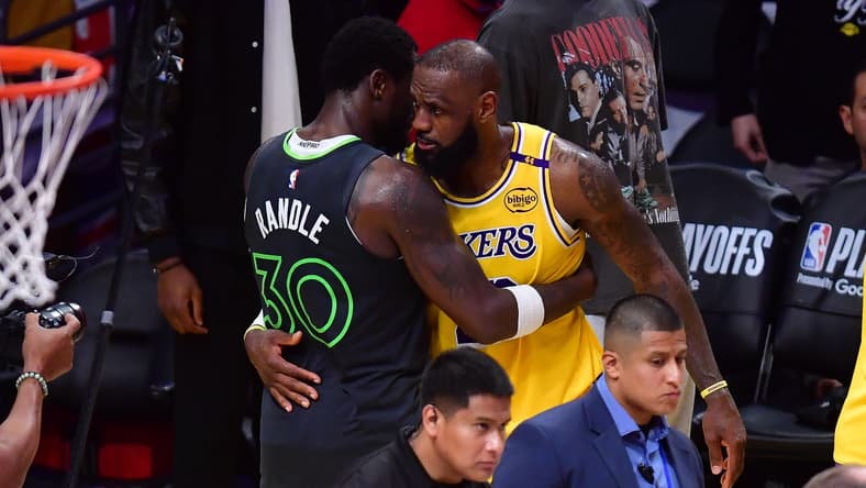 NBA: Playoffs-Minnesota Timberwolves at Los Angeles Lakers