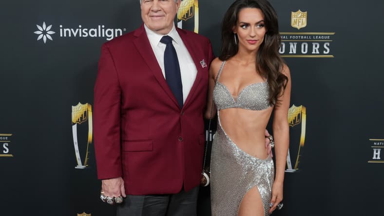 Bill Belichick Jordon Hudson NFL: Super Bowl LIX-NFL Honors Red Carpet