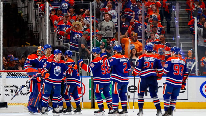 NHL: Stanley Cup Playoffs-Dallas Stars at Edmonton Oilers