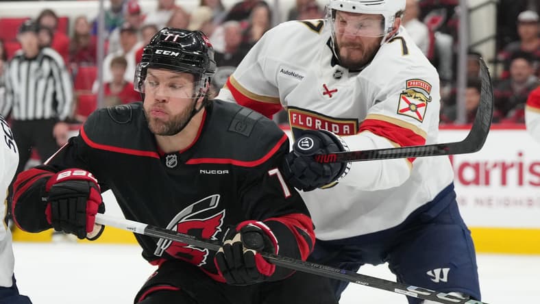 NHL: Stanley Cup Playoffs-Florida Panthers at Carolina Hurricanes