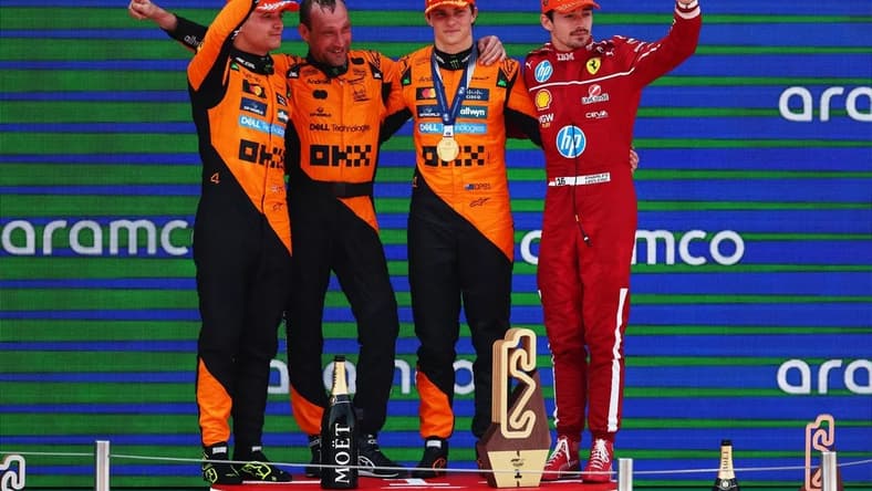 2025 Spanish Grand Prix mclaren ferrari piastri norris leclerc