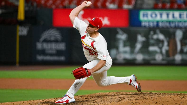 St. Louis Cardinals reliever Ryan Helsley