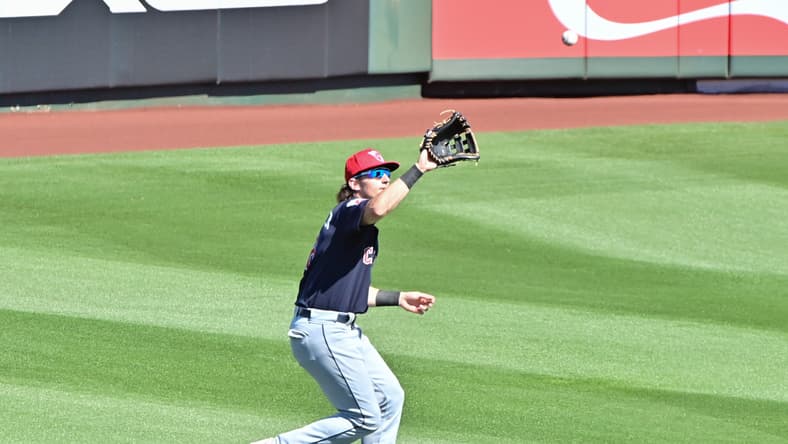 Cleveland Guardians outfielder Chase DeLauter
