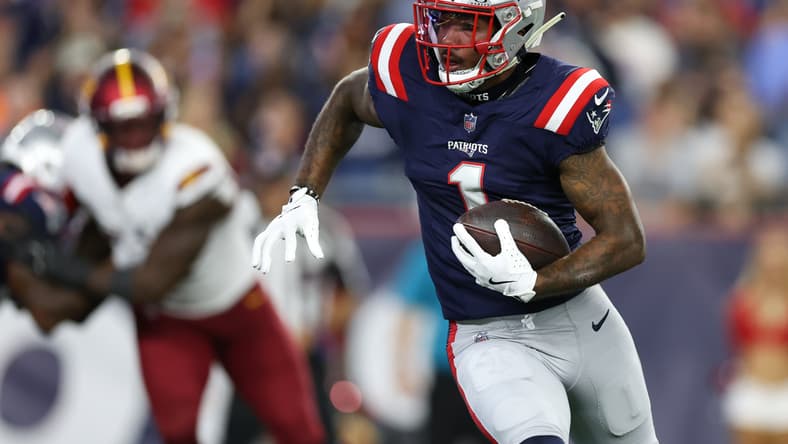 New England Patriots wide receiver Ja'Lynn Polk