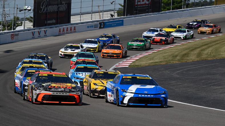 NASCAR results today