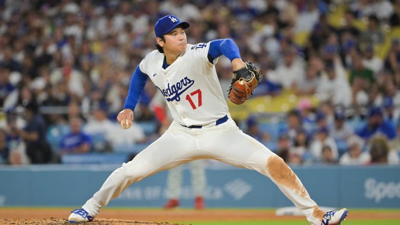Los Angeles Dodgers pitcher Shohei Ohtani