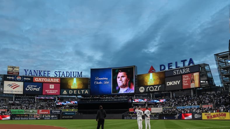 Yankees Charlie Kirk tribute
