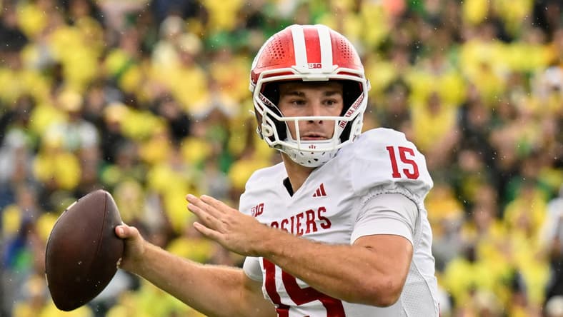 Indiana Hoosiers quarterback Fernando Mendoza Raiders