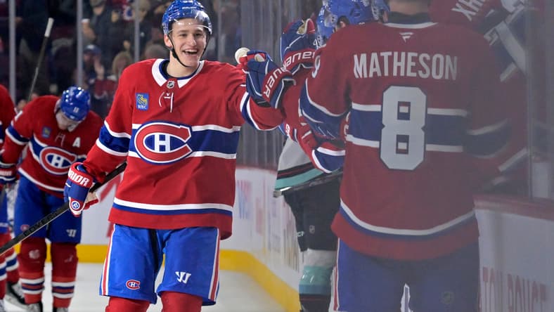 NHL: Seattle Kraken at Montreal Canadiens, forward ivan demidov