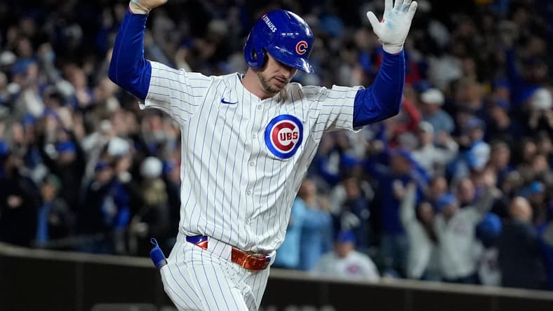 MLB: Playoffs-Kyle Tucker, Chicago Cubs