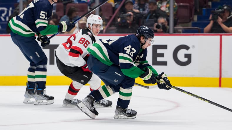 NHL: New Jersey Devils at Vancouver Canucks