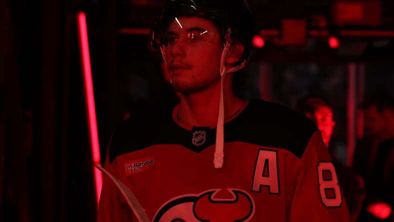 NHL: San Jose Sharks at New Jersey Devils