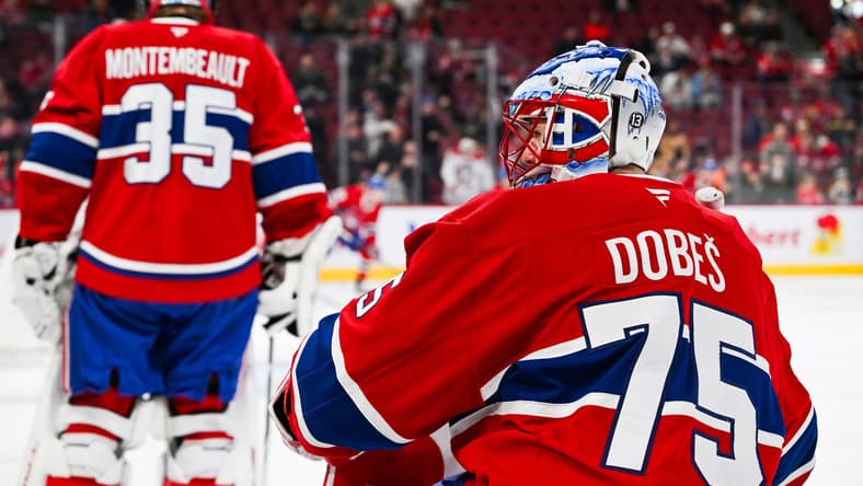 NHL: Winnipeg Jets at Montreal Canadiens, montreal canadiens, samuel montembeault