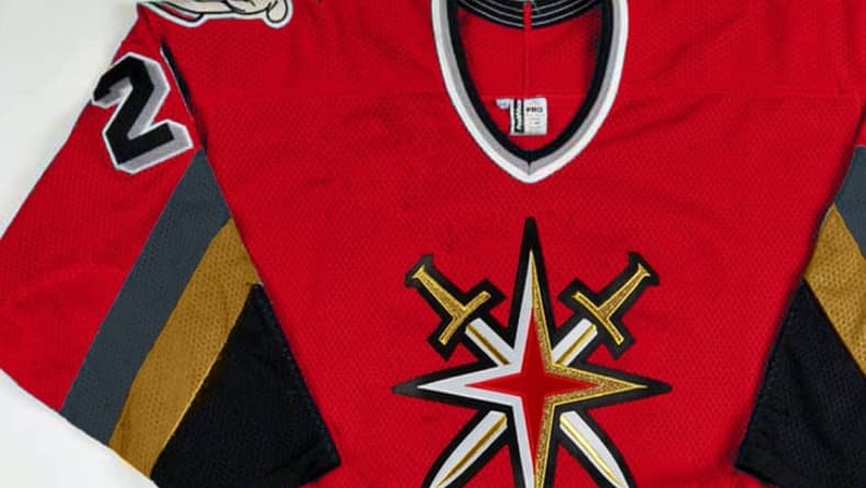 Vegas Retro Red Jersey Golden Knights