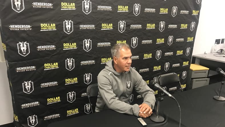 Manny Viveiros Henderson Silver Knights head coach