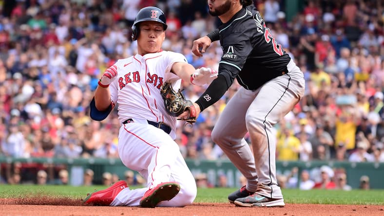 MLB: Arizona Diamondbacks at Boston Red Sox