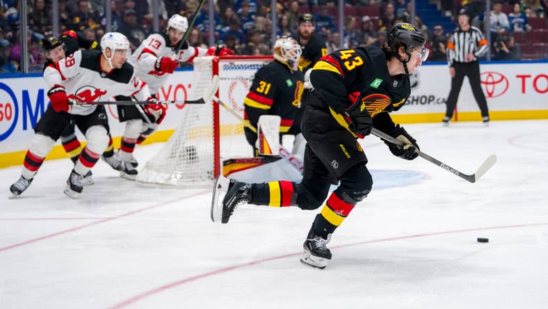 NHL: New Jersey Devils at Vancouver Canucks