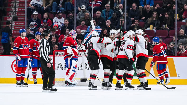 NHL: Ottawa Senators at Montreal Canadiens