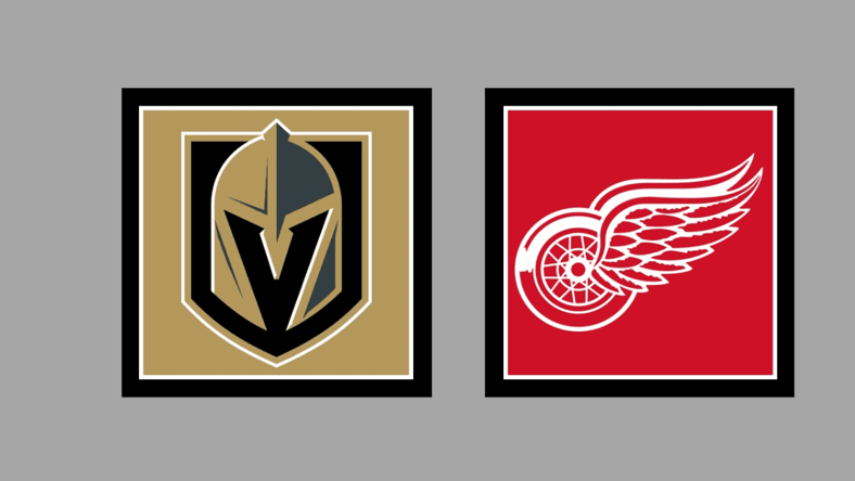 Vegas Golden Knights vs Detroit Red Wings AWAY Gameday Graphic