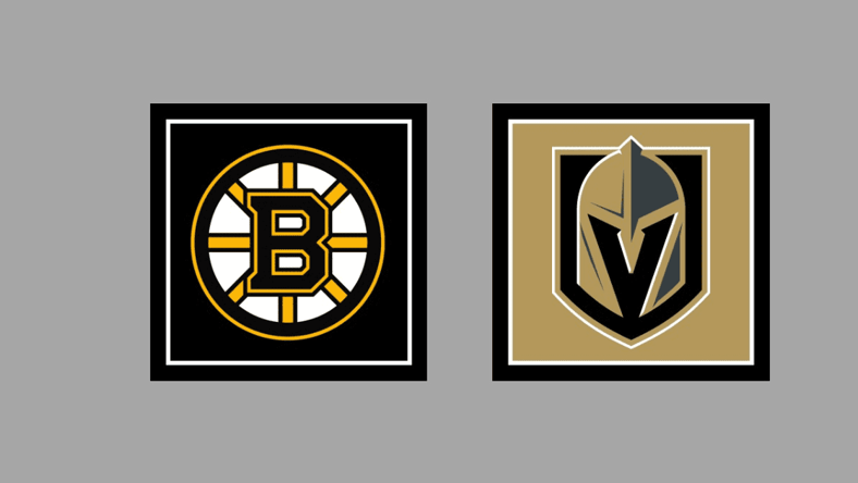 Vegas Golden Knights vs Boston Bruins HOME Gameday Graphic