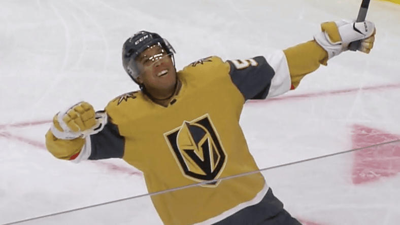Keegan Kolesar First NHL Goal Vegas Golden Knights