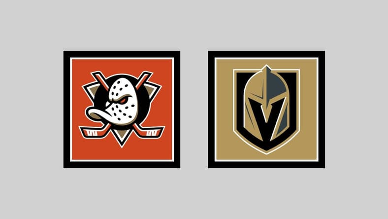 Vegas Golden Knights vs Anaheim Ducks HOME Gameday Graphic