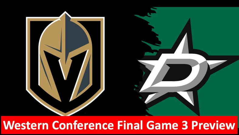 Vegas Golden Knights Game 3 vs. Dallas Stars. Preview.