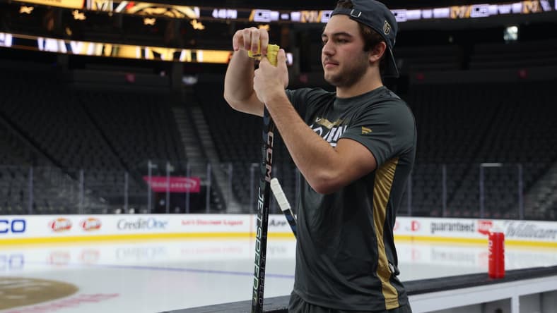 Brendan Brisson, Vegas Golden Knights (Photo- Vegas Golden Knights via Twitter)