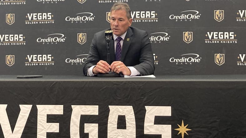 Bruce Cassidy, Vegas Golden Knights head coach (Photo- Owen Krepps, Vegas Hockey Now)