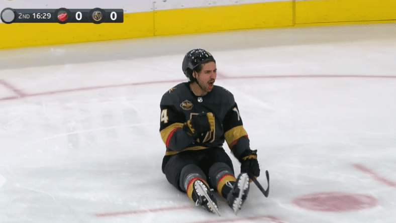 Nicolas Hague Goal Celebration Vegas Golden Knights