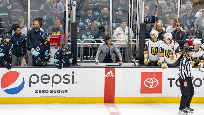 Seattle Kraken/Vegas Golden Knights (Photo- @jennthulhu via Twitter for Emerald City Hockey)