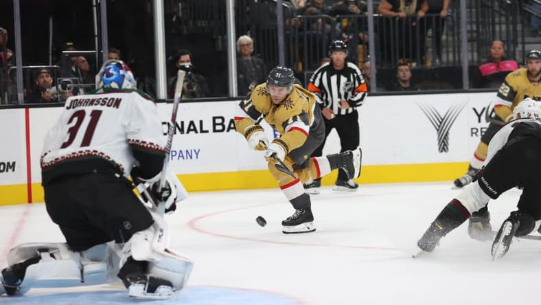 William Karlsson goal, Vegas Golden Knights (Photo- Vegas Golden Knights via Twitter)
