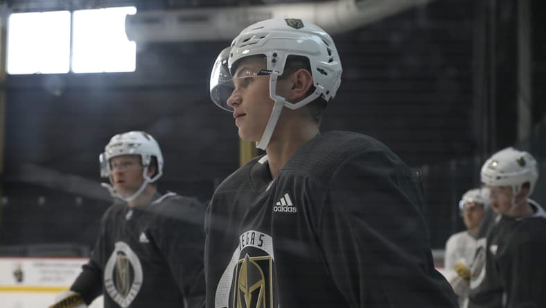 Kaedan Korczak, Vegas Golden Knights prospect (Photo- Kelowna Rockets via Twitter)