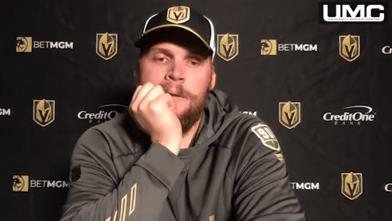 Robin Lehner postgame 11/22/2021 Vegas Golden Knights