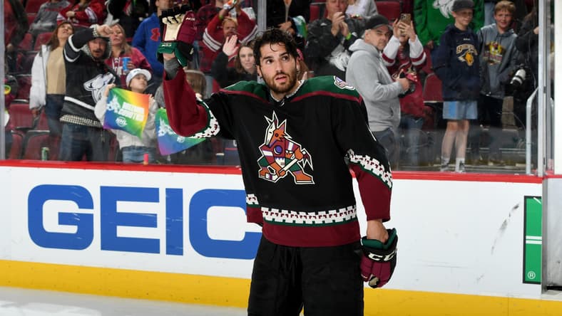 Nick Schmaltz Arizona Coyotes (Photo- Arizona Coyotes PR via Twitter)