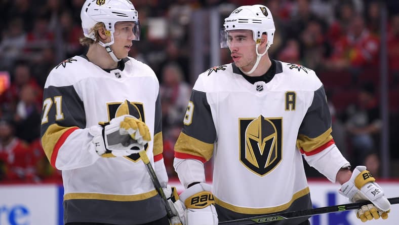 Reilly Smith and William Karlsson Vegas Golden Knights (Photo- Vegas Golden Knights via Twitter)