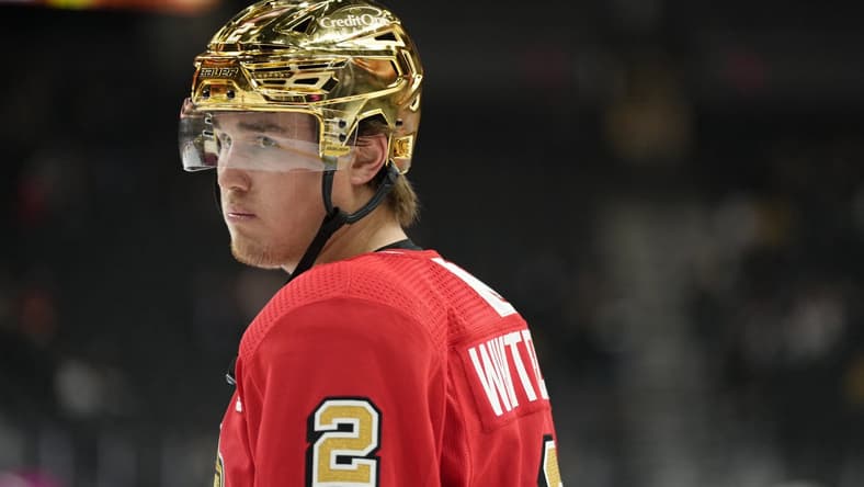 Zach Whitecloud Vegas Golden Knights first responders night jerseys (Photo- Vegas Golden Knights via Twitter)