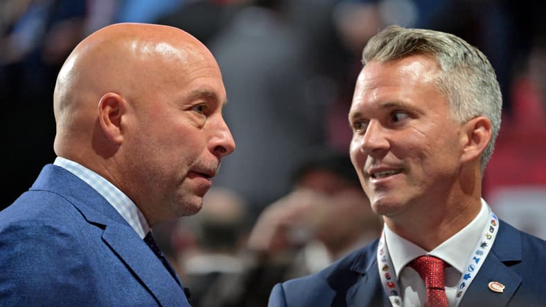 NHL: NHL Draft, montreal canadiens kent hughes and martin st-louis