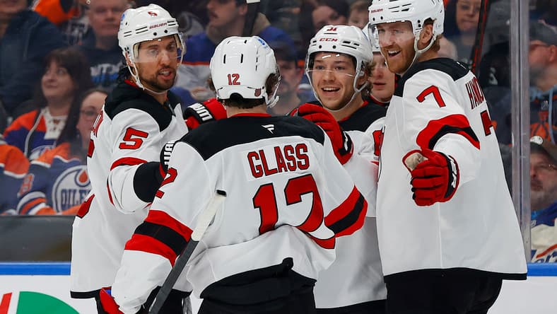 NHL: New Jersey Devils at Edmonton Oilers