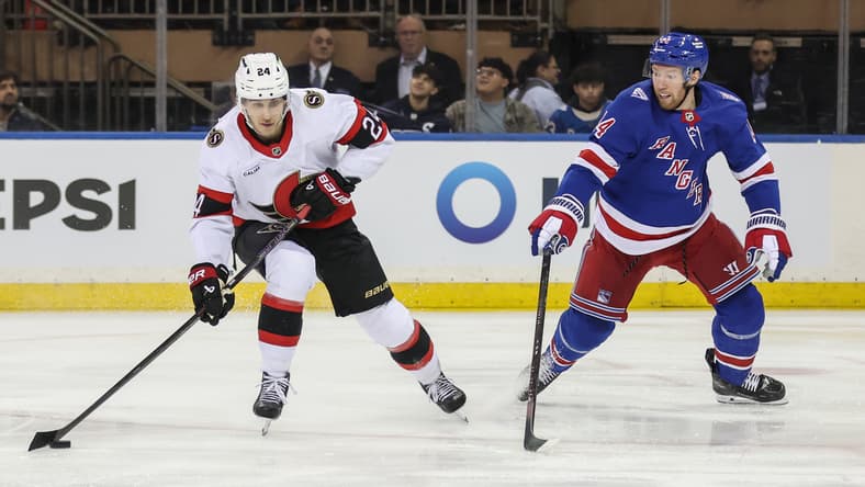 NHL: Ottawa Senators at New York Rangers